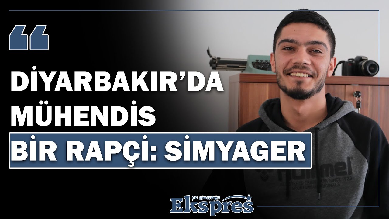 Diyarbakır’da mühendis bir rapçi: Simyager