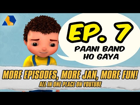 Jan Remastered || Paani Band Ho Gaya || Official Urdu Cartoon || S01 E07