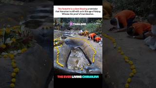 Download lagu This Sacred Footprint in Thailand Is Said to Belong to the Ever-Living Hanuman! 🕉️🙌 mp3