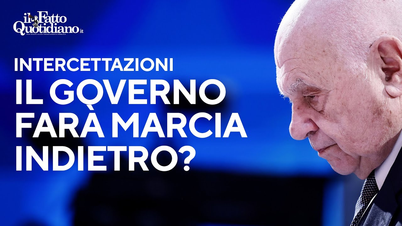 Intercettazioni: il governo farà marcia indietro?