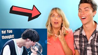 VOCAL COACH and his Mom React to BTS JIN - His INSANE HIGH NOTES (Her first time listening to Jin)