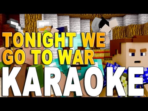 TryHardNinja - MINECRAFT SONG Instrumental / Karaoke "Tonight We Go to War"