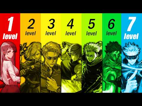 The 7 Levels of Jujutsu Sorcerers