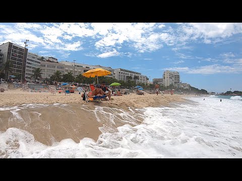 Brazil, Rio de Janeiro : Copacabana Beach Walk 2