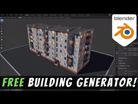 Free Building Generator Addon for Blender!
