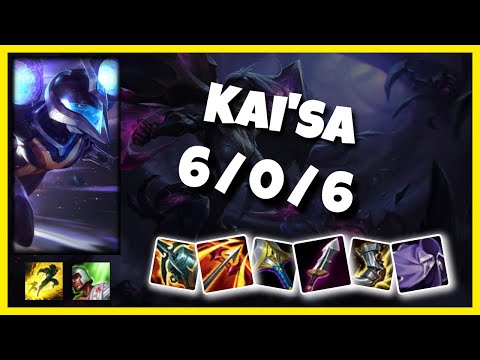 Kai'Sa vs Jhin EU Challenger BOT (6/0/6) - v10.25