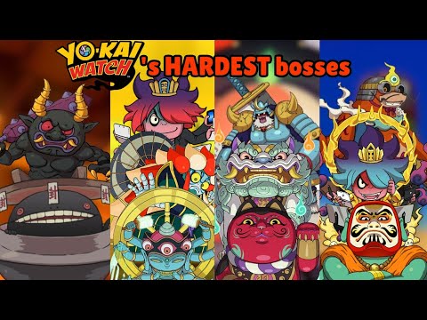 yo-kai watch's hardest bosses