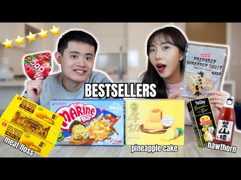 *BEST SELLING* Asian Snacks Taste Test - Are These TOP RATED Foods Worth The HYPE?