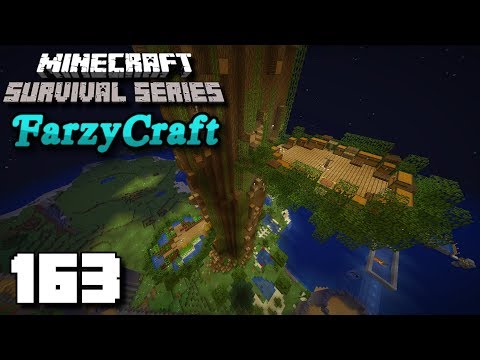 Branches On My Mega Tree House! - Minecraft Let's Play: FarzyCraft [Episode #163]