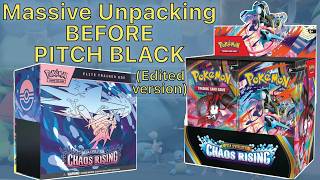 Hype Pre-PITCH BLACK! Massive Chaos Rising OPENING 40+ Packs!!