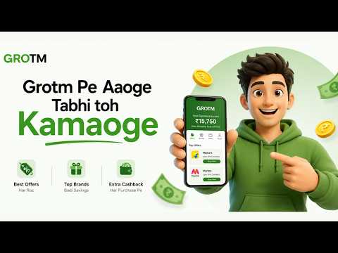 Grotm - Cashback & Coupons video thumbnail