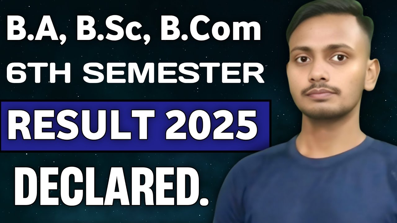B.A. B.Sc. B.Com. 6th Semester Result 2025 Declared | 61% = 2nd Division Kaise Possible | MGKVP Wala