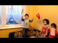 himn Azerbaycana 5 yasli azeri turk 2012 Uzeyir ...