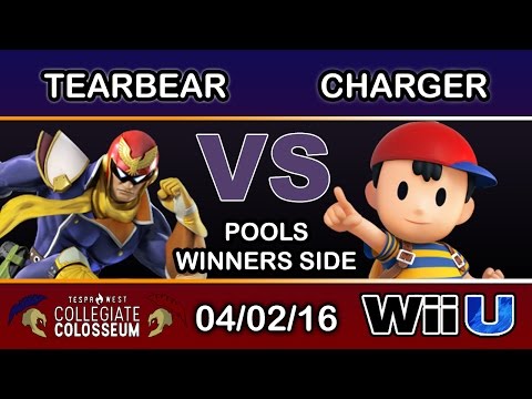Tespa Collegiate: TearBear (Captain Falcon) Vs. Charger (Ness) Pools Winners - Smash Wii U