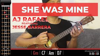 🎸❤️ She Was Mine - Aj Rafael & Jesse Barrera   | Cover + Tabs + Chords |