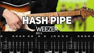 Weezer - Hash Pipe (Guitar lesson with TAB) | E Standard Tuning