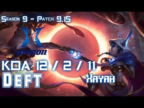 KZ Deft XAYAH vs ASHE ADC - Patch 9.15 KR Ranked