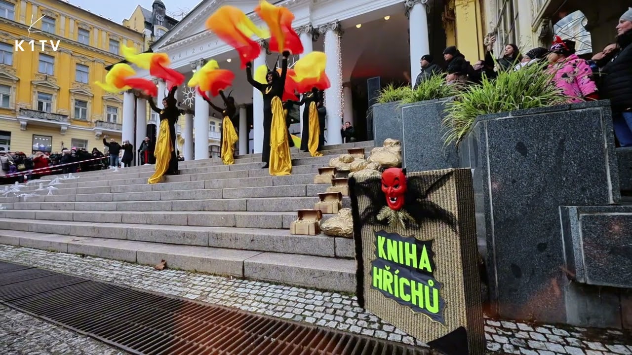 Mikulášská nadílka Mariánské Lázně když se nebe a peklo spojí na kolonádě!