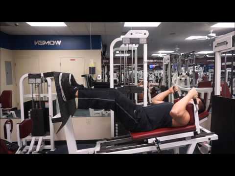 Lying Hack Squat Machine