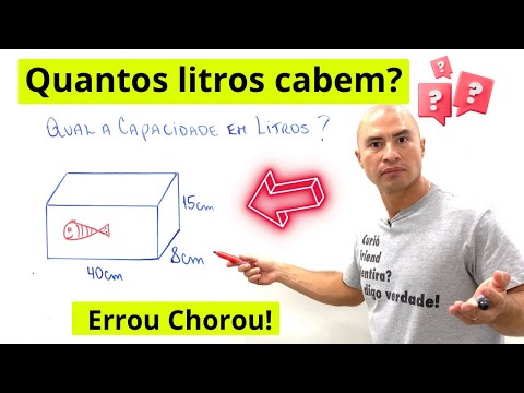 QUANTOS LITROS CABEM NA CAIXA? 💦