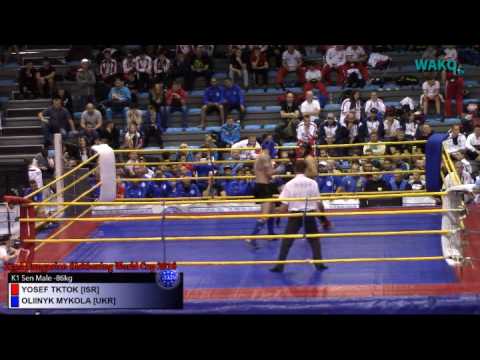 WorldCup Hungary - K1 sen male -86kg - YOSEF TKTOK [ISR] v. Olinyk Mykola [UKR]