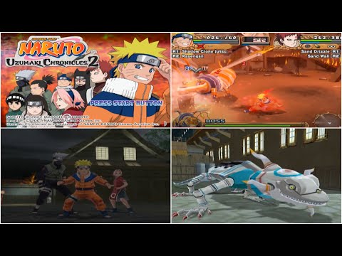 NARUTO UZUMAKI CHRONICLES 2 (MULTIPLAYER) | PS2/PCSX2