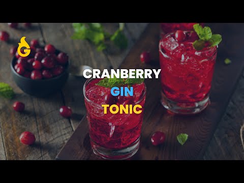Cranberry Gin Tonic | Cocktail Recipe | GINferno.APP