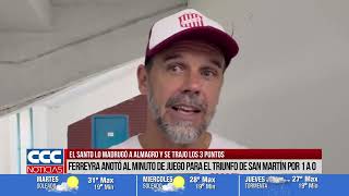 EL SANTO LO MADRUGÓ A ALMAGRO Y SE TRAJO LOS 3 PUNTOS