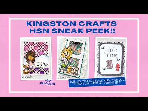 Join us January 14th for a sneak peek of the new Kingston Crafts collections on HSN!