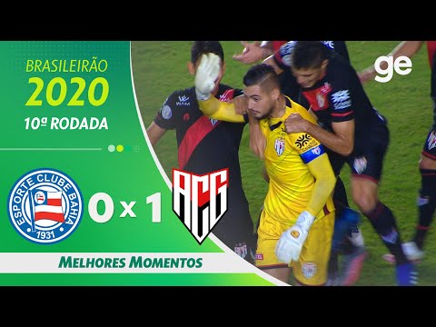 Gols e lances de Bahia x Atlético-GO