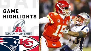 Patriots vs. Chiefs AFC Championship Highlights | NFL 2018 Playoffs