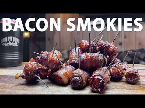 Brown Sugar Bacon Smokies | Recipe | BBQ Pit Boys