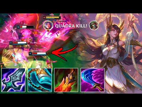 CARREGUEI DE IRELIA TOP COM UMA BUILD DIFERENTE - LEAGUE OF LEGENDS
