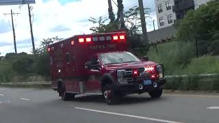 *BRAND NEW* Natick Fire Department | Engine 4 & NEW Ambulance 2 Responding!
