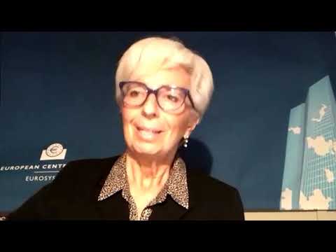 ECB's outlook upbeat despite new lockdowns, Lagarde says