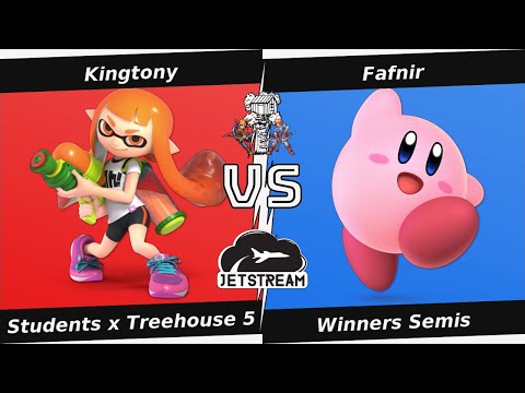 Students x Treehouse 5 Winners Semis - Kingtony (Inkling) Vs. Fafnir (Kirby) Smash Ultimate - SSBU