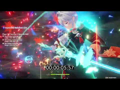 3.4 Abyss 12-1-2 14s  C6 Yelan C0 Childe