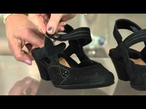 Earth Leather Perforated Sandals with Backstrap - Bantam on QVC