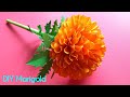 How To Make Marigold Flower With Paper DIY Marigold Flower DIY Paper Flower How To Make Paper Flower
