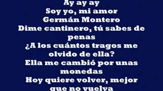 Germán Montero a través del vaso