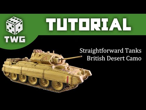 Bolt Action Tutorial: How To Paint WW2 British Desert Camo - Crusader A15