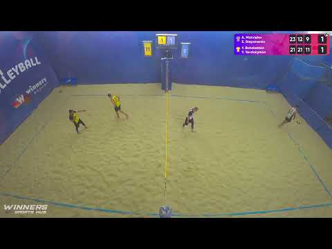 19:15 A. Matvieiev / S. Stepanenko - Y. Bohdashkin / Y. Yevdokymov 26.12.2022 | Winners Beach Volley