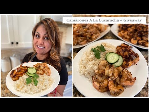 Camarones A La Cucaracha Recipe | Mexican Shrimp in Spicy Hot Sauce | + GIVEAWAY | Jenny Martinez