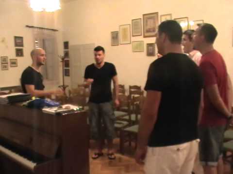 Klapa Sebenico- Jo lipa Marijo (live snimka s probe)