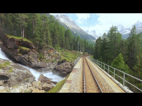 ★ 4K ????????Tirano - ????????St. Moritz summer cab ride, Italy to Switzerland [06.2020]