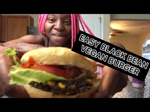 Easy black bean burger vegan burger black bean burger recipe