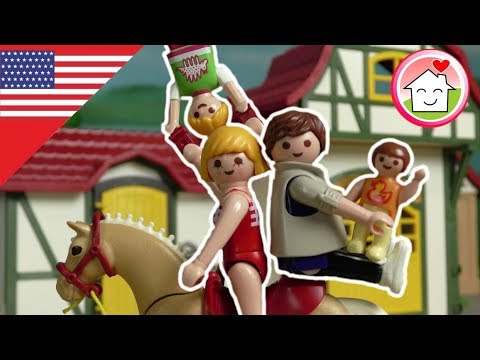 Playmobil english Trick-Riding with the Hauser Family