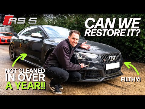 Not Cleaned In Over A YEAR!! Can We Restore This Audi RS5?