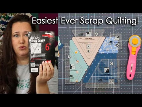 Easy Scrap Quilt - How to use scraps to make quilt blocks