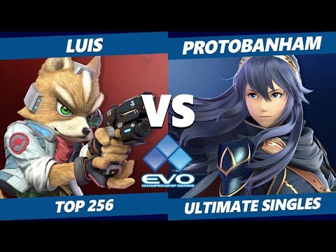 EVO 2019 SSBU - Lui$ (Fox) Vs. ProtoBanham (Lucina) Smash Ultimate Tournament Top 256